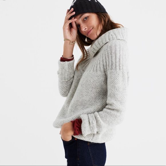 Madewell Sweaters - Madewell Snowbound Drawstring Pullover Sweater xs